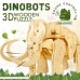 Eggschale DIY Mammoth 3D Wooden Puzzle Walking Robot STEM Toys Wood Craft Kit Creative Gifts Children's Day Birthday Gift for Boys and Girls Mammoth B07GB5WKVC